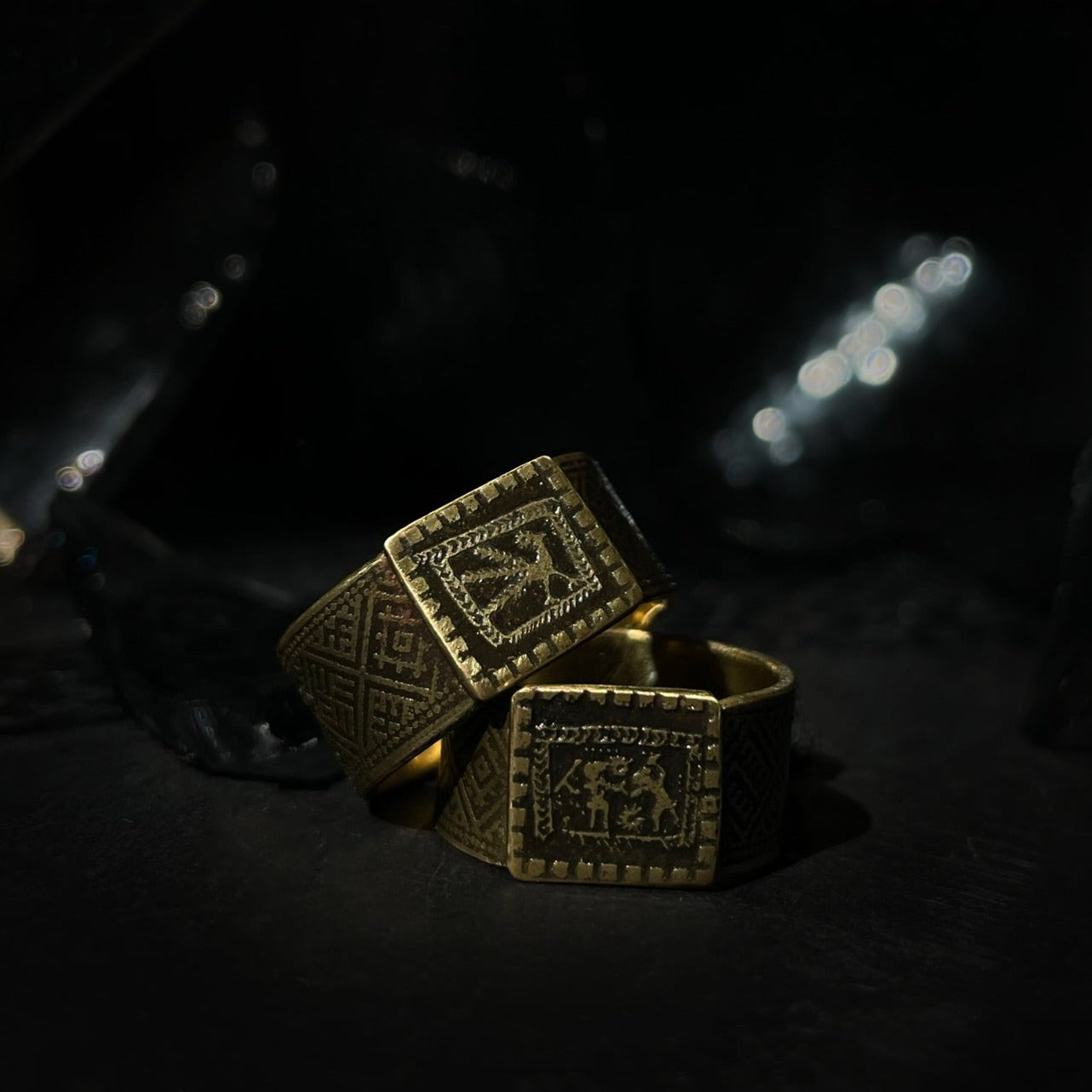 Baltic Zodiac Signet Ring