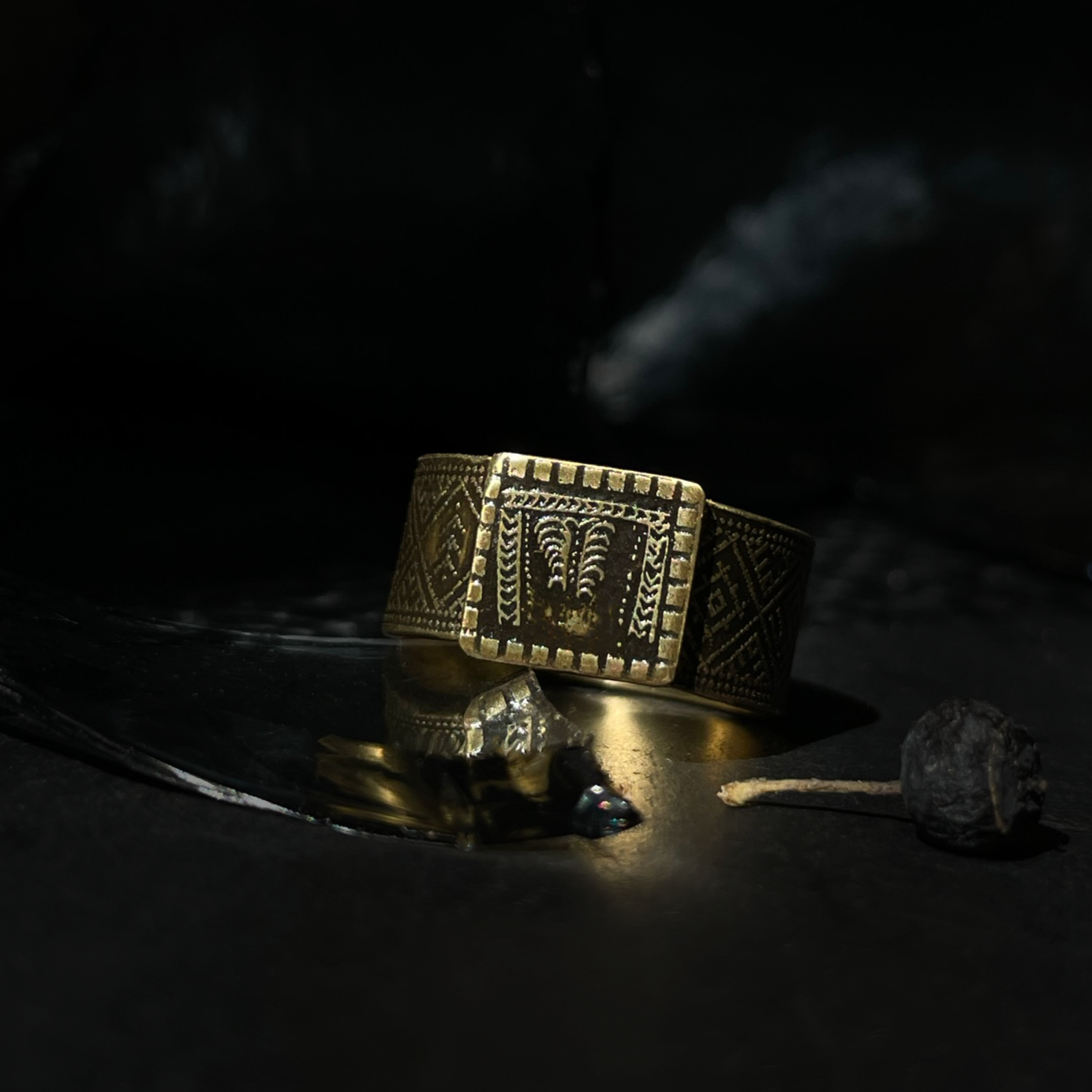 Baltic Zodiac Signet Ring