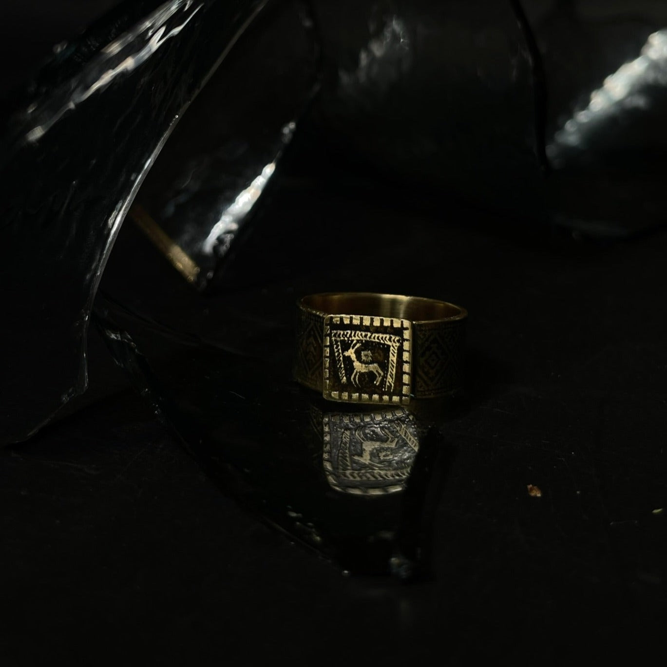 Baltic Zodiac Signet Ring