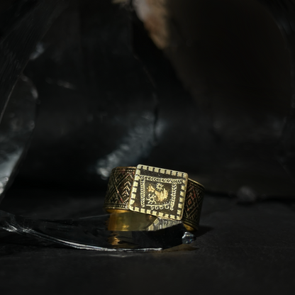 Baltic Zodiac Signet Ring